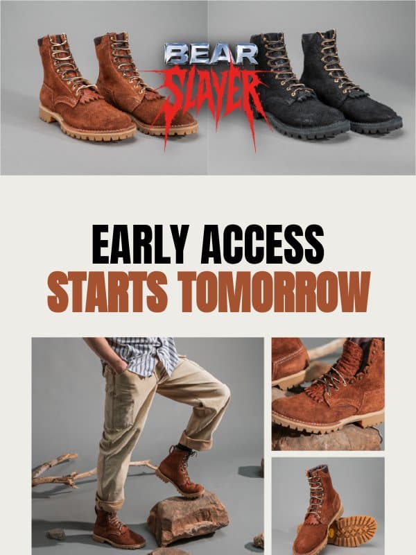DROPPING TOMORROW 🔪🐻 Bear Slayers 2 in Black & Brown email from Rose Anvil