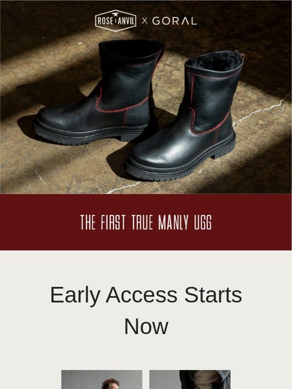 6 Hours Early Access Starts now! ⏰ 🐑 TUGGS email from Rose Anvil