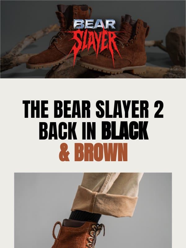Bear Slayers BACK in Black & Brown | Rose Anvil x Nicks 🔪🐻 email from Rose Anvil