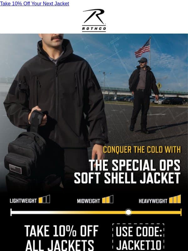 Weather the Elements with Special Ops email from Rothco