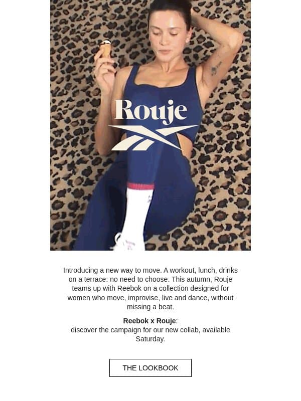 Sport, the Rouje way email from Rouje Paris