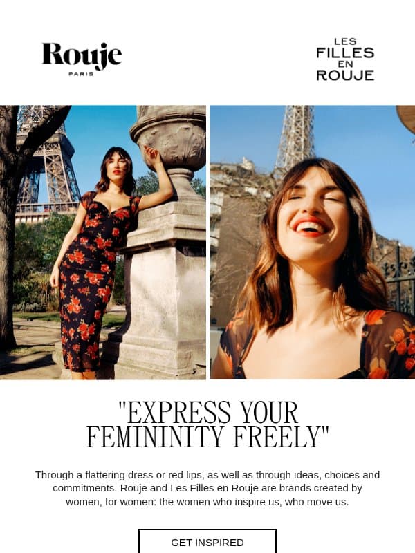 Designed by Jeanne Damas email from Rouje Paris