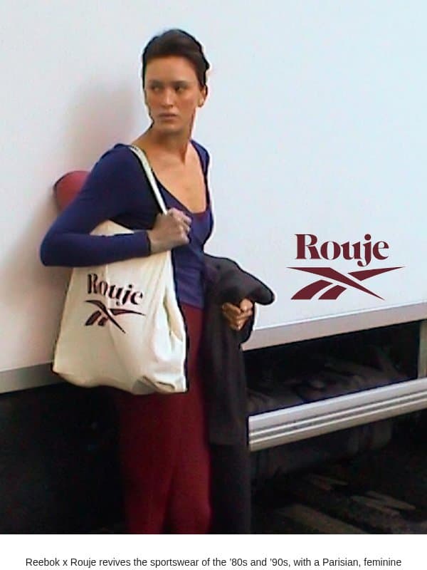 Sport à la française, Reebok à la Rouje email from Rouje Paris