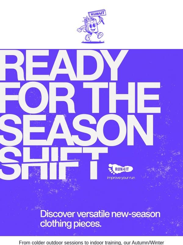 Layers for Changing Weather | Run4It Newsletter email from Run4It