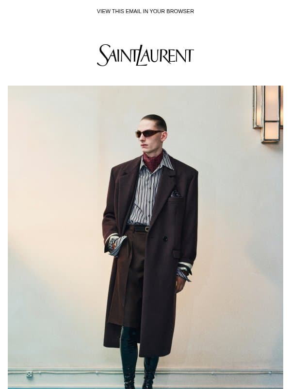 Statement Coats email from Saint Laurent