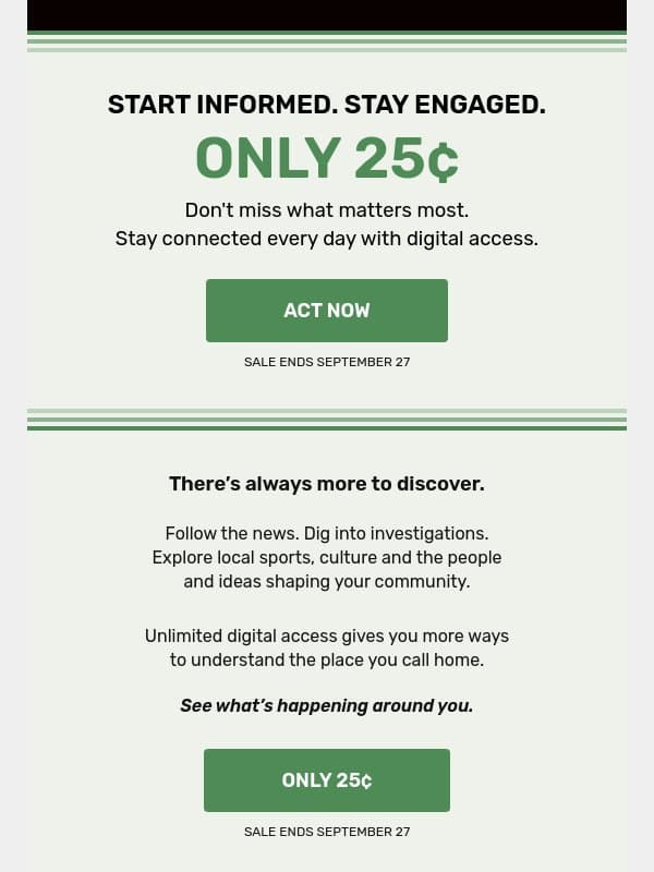 Discover more of your community for only 25¢ email from San Francisco Chronicle