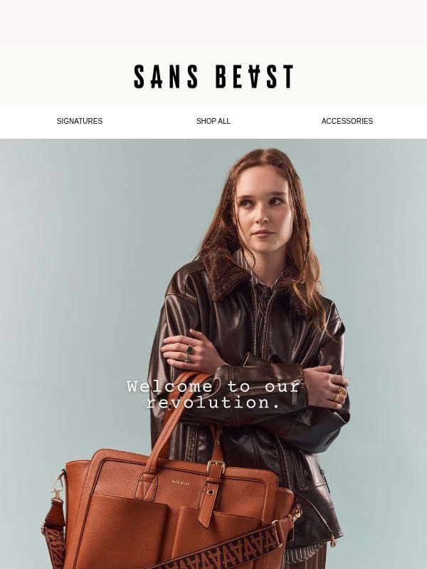 Welcome to Sans Beast email from Sans Beast