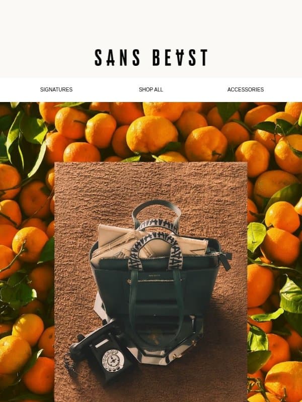 The Green Style Edit 💚 email from Sans Beast
