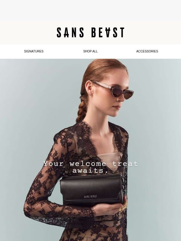 Don't miss out on your discount ⏰ email from Sans Beast