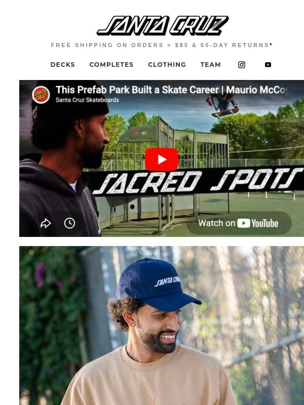 PreFab Park to PSL - Maurio Revisits his First Park email from Santa Cruz Skateboards