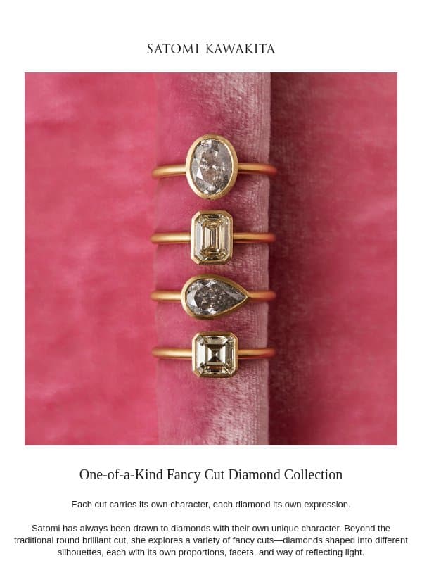 Beyond the Round Brilliant email from Satomi Kawakita Jewelry