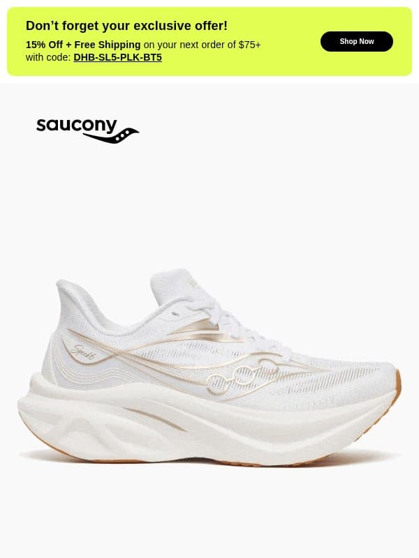 What Everyone's Reaching For Right Now email from Saucony