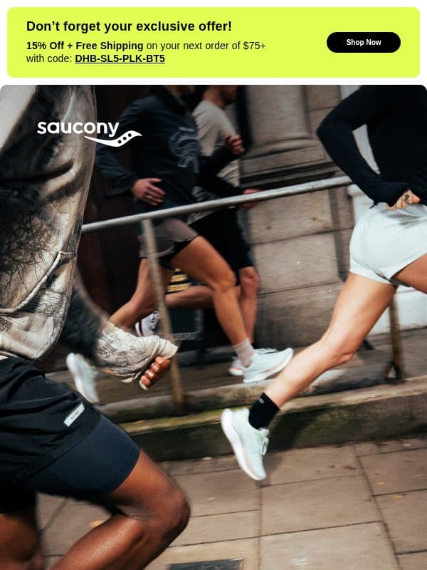 Our Top Styles Are Here: Find Your Favorite email from Saucony