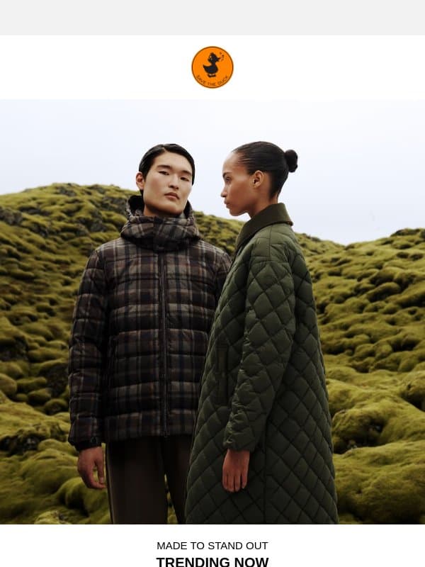Meet the bold side of outerwear email from Save The Duck
