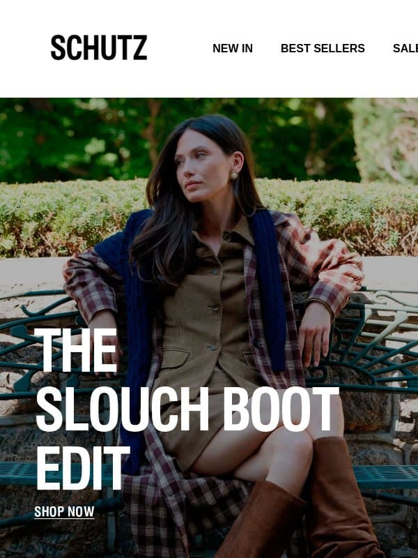 The Slouch Boot Edit email from Schutz