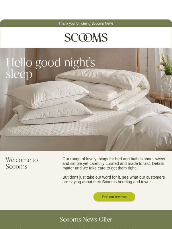 Read our 5 star customer reviews email from scooms