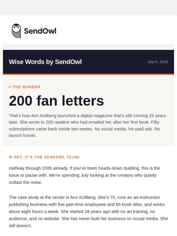 Offline Strategies for Online Success!π email from SendOwl