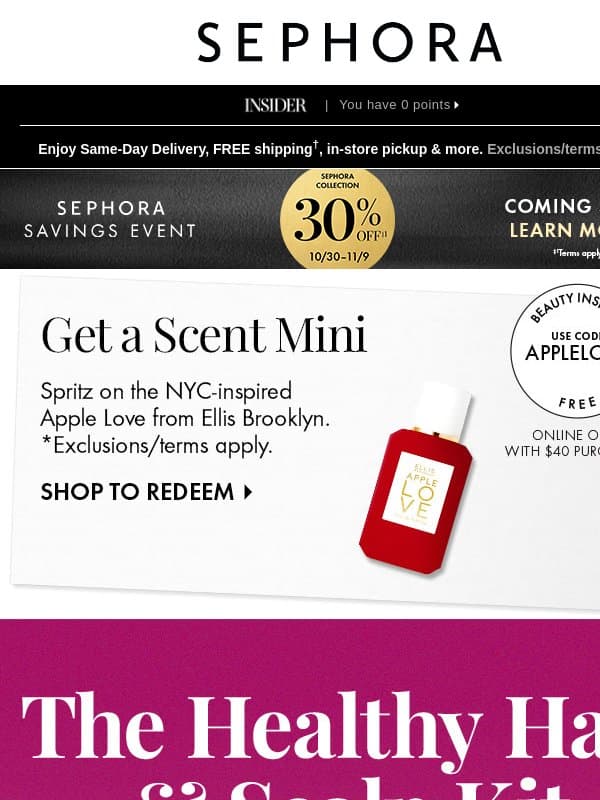 These hot sets + you = ⚡ email from Sephora