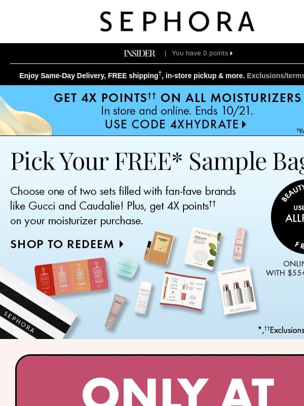 Beauty that’s found only here ❤️ email from Sephora