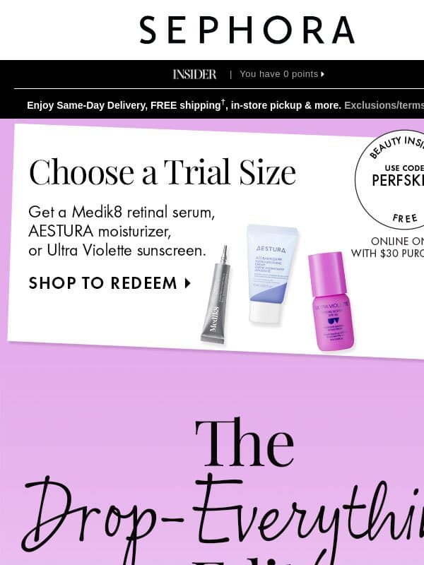 They’re always SO good 👑 email from Sephora