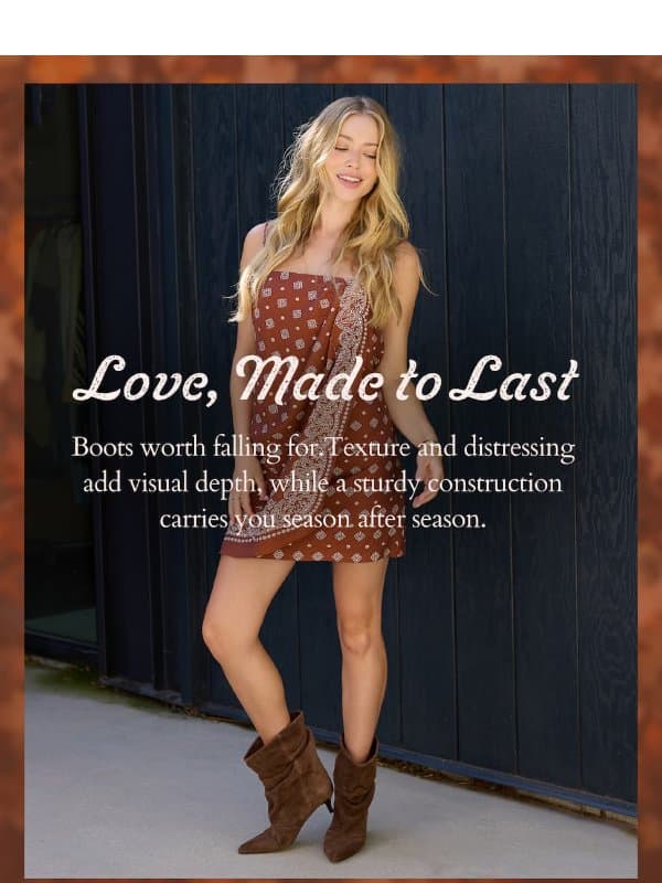 One Love email from Seychelles Footwear