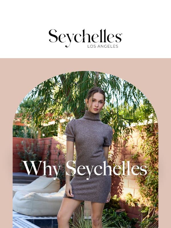 What Makes Us Different email from Seychelles Footwear