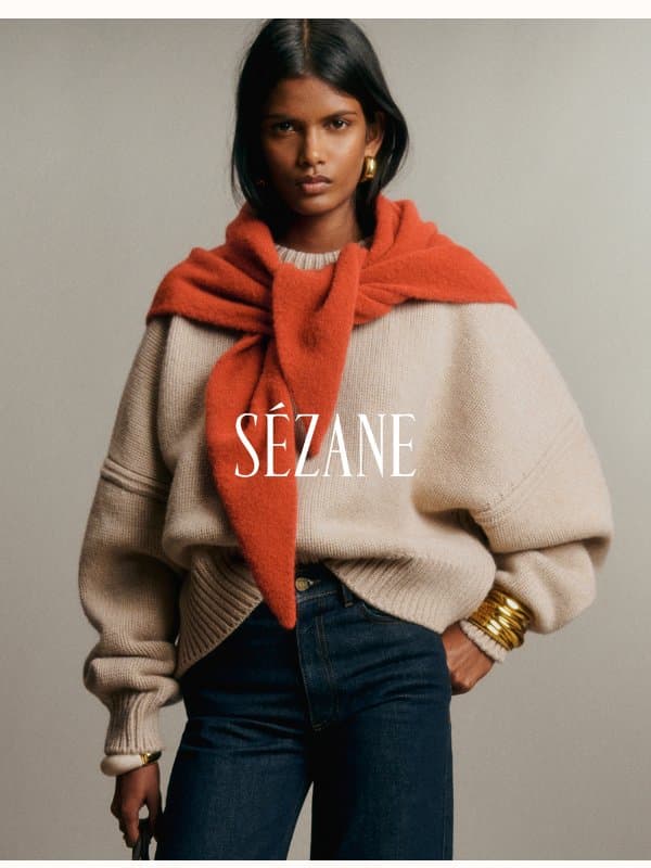 Your Between-Season Layering Duo email from Sezane