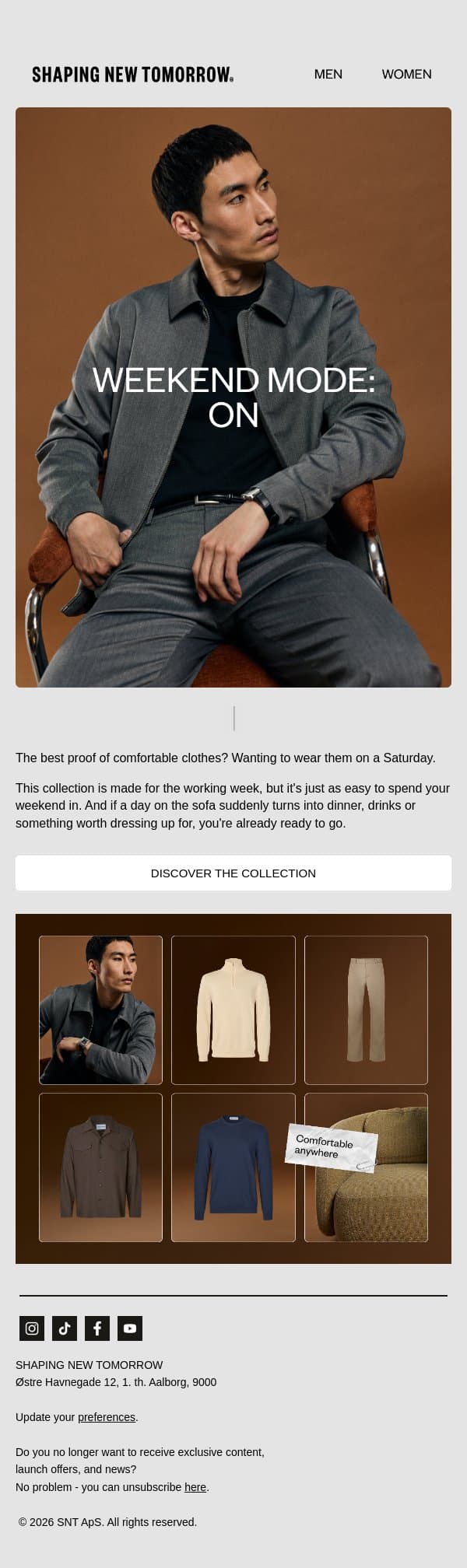 But does it pass the Saturday test? email from Shaping New Tomorrow screenshot