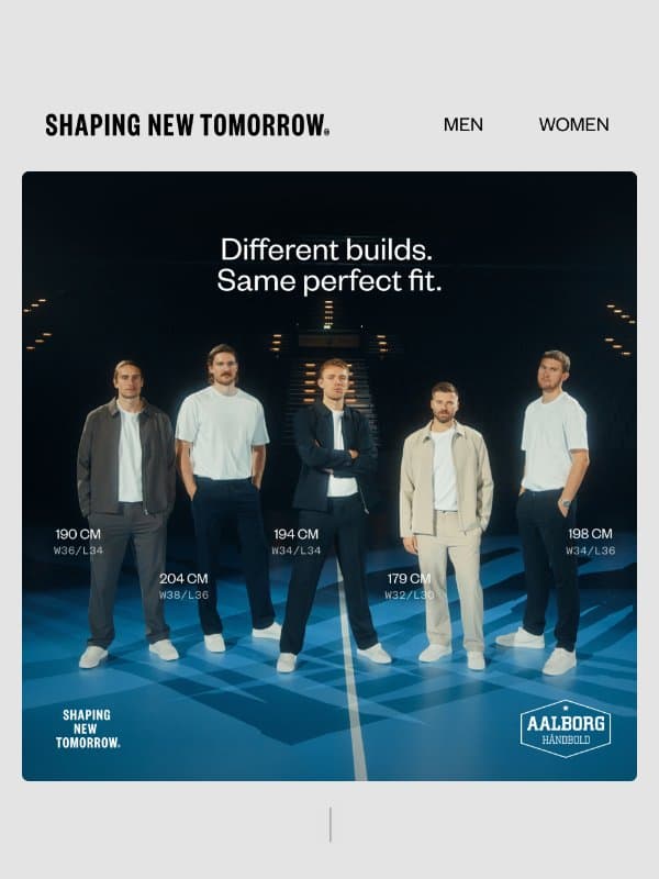 Different builds. Same perfect fit email from Shaping New Tomorrow