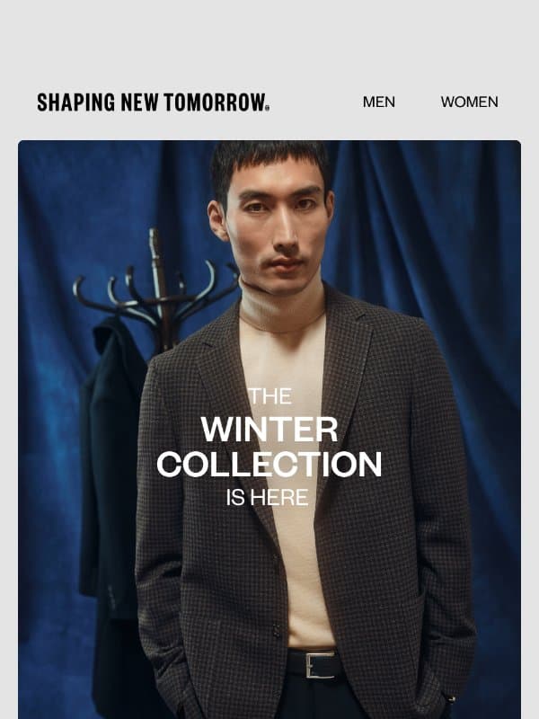 The Winter Collection is here email from Shaping New Tomorrow