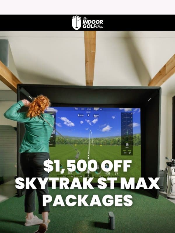 Don't Miss Out on $3,000 Savings! email from Shop Indoor Golf