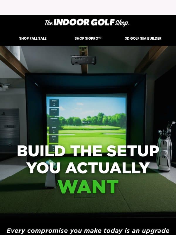 Your Golf Simulator, Financed Up To $30K🏌️♂️ email from Shop Indoor Golf
