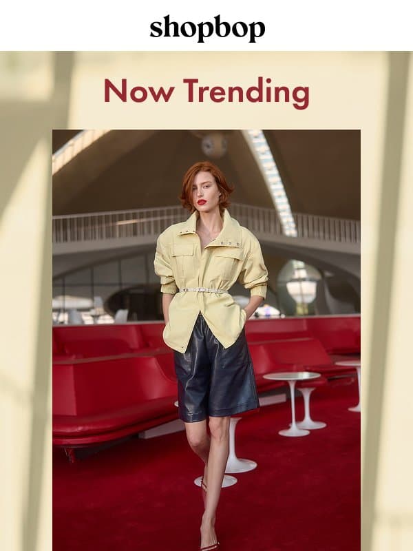 These jackets make the look email from Shopbop