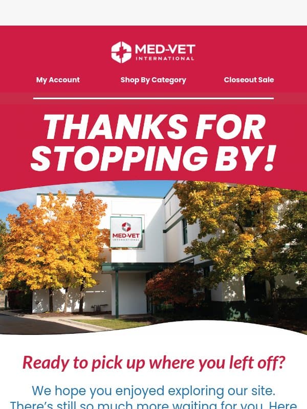 Thanks For Stopping By! ❤️ email from ShopMedVet