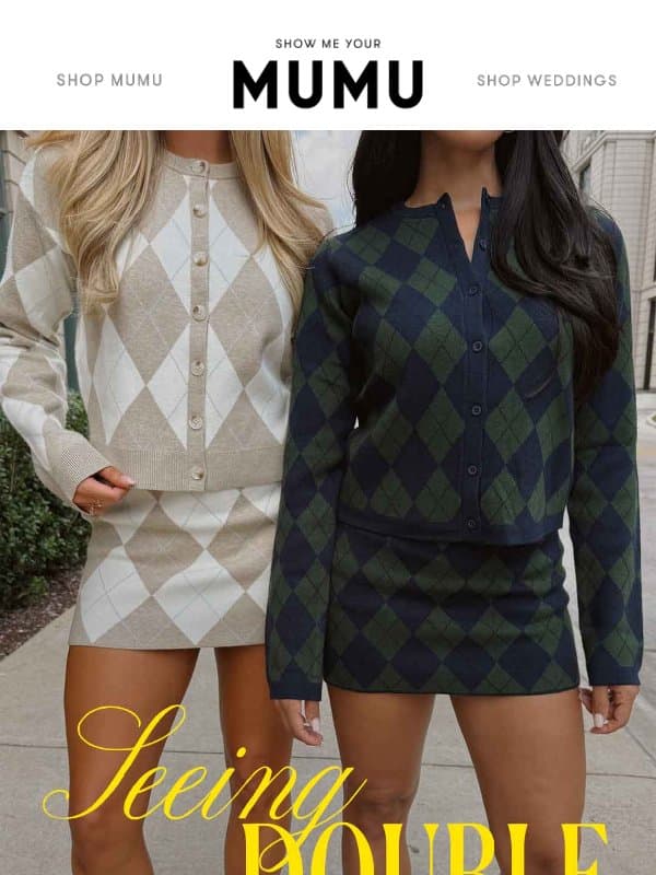 AN ICON RETURNS email from Show Me Your Mumu