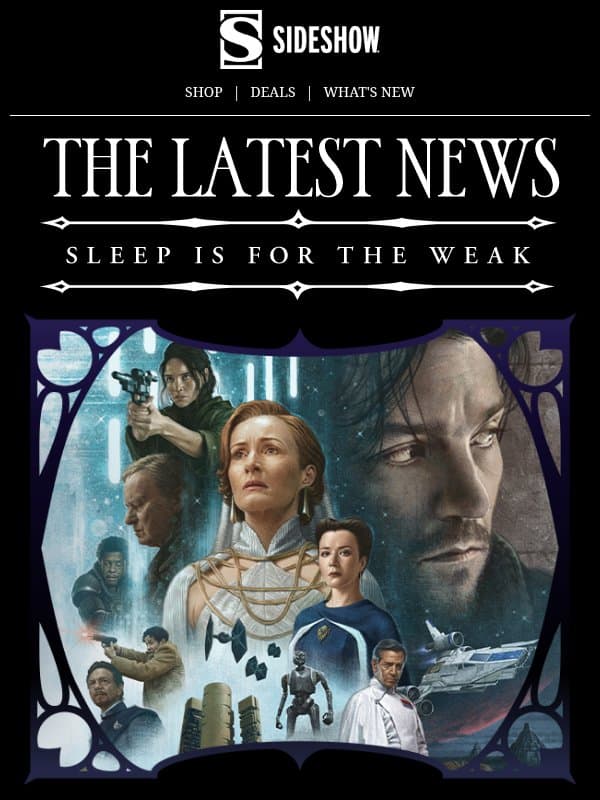🪐🌌 Sci-fi collectibles will have you seeing stars. email from Sideshow Collectibles