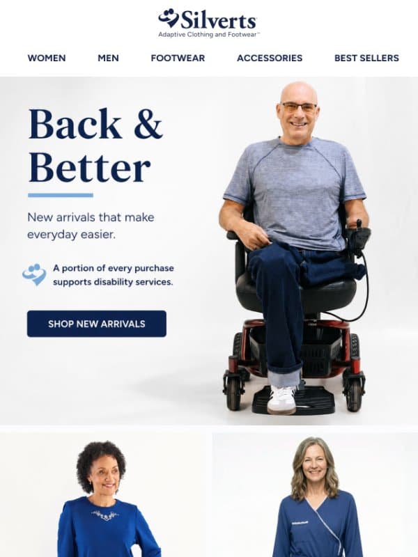 Shop New Arrivals! email from Silvert's