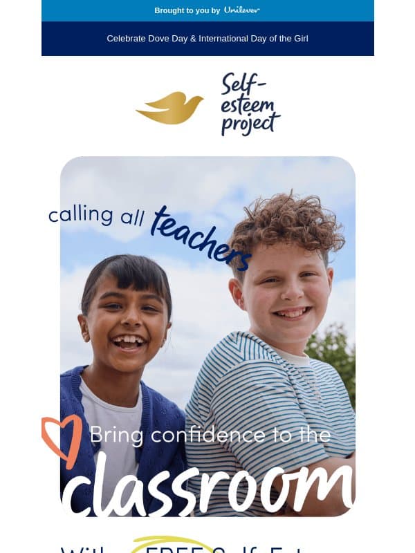 Free Webinar: Easy ways to build children’s self-esteem 🫶 email from Simple Skincare