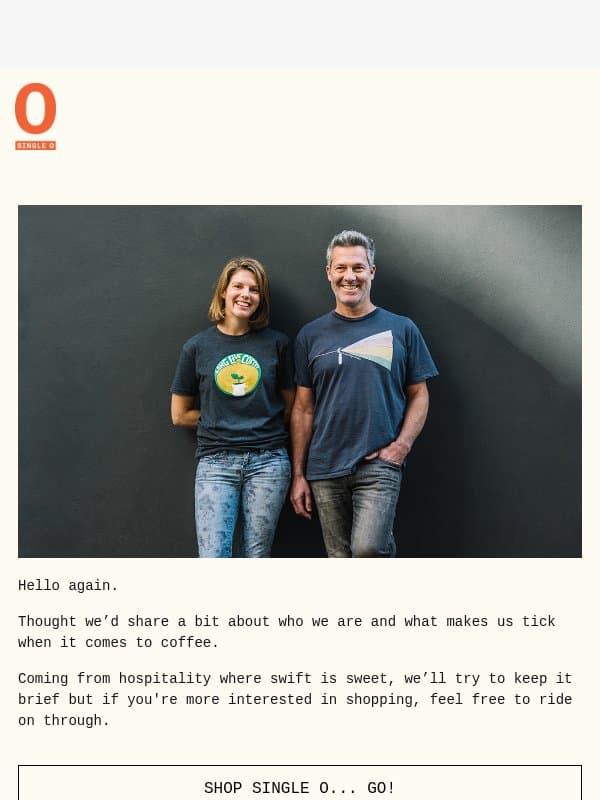 The Origin of the O email from Single O
