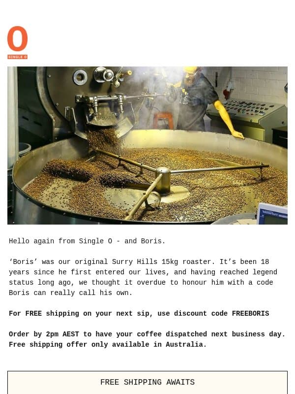 Another lil' sweetener from Single O email from Single O