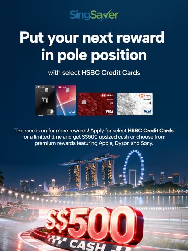 🏎️ Lights out for your S$500 cash reward email from SingSaver