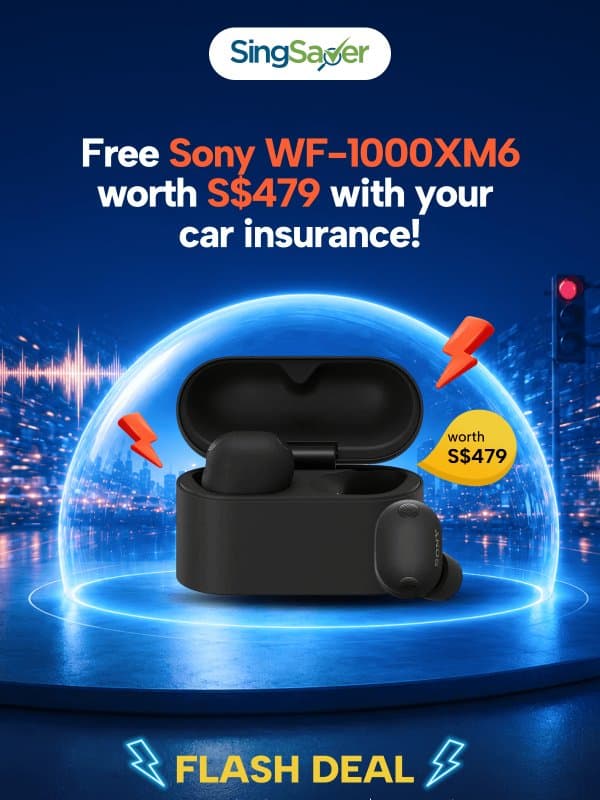 🏎️ Free Sony WF-1000XM6 worth S$479 with your car insurance! email from SingSaver