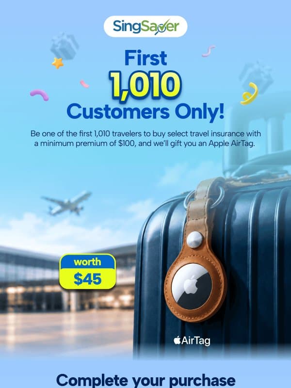 Your 10.10 Deal Continues for Your Next Trip 🧳✨ email from SingSaver
