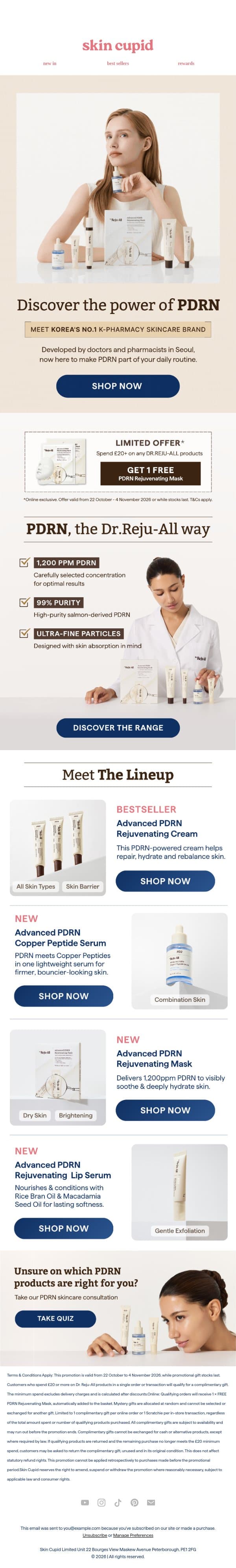 Meet Korea’s No.1 K-pharmacy brand 🧪 email from Skin Cupid screenshot