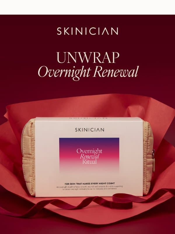 Make Every Night Count 🌜 email from Skinician