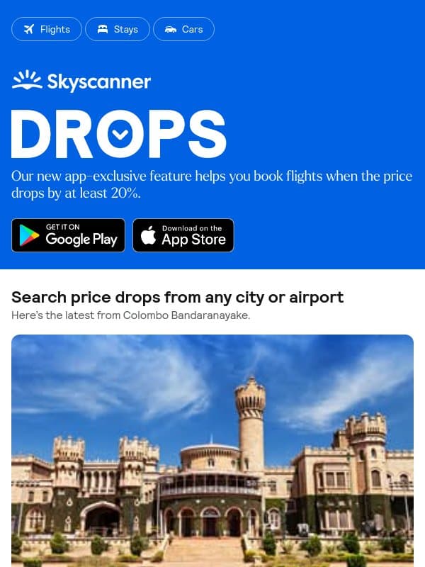 Your weekly price drops, from Rp 90,455 βοΈ π email from Skyscanner