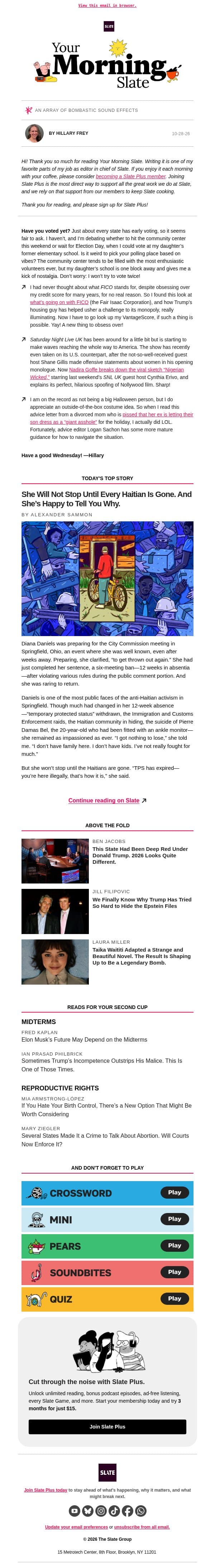 How old is old enough to be a “giant asshole” for Halloween? email from Slate screenshot
