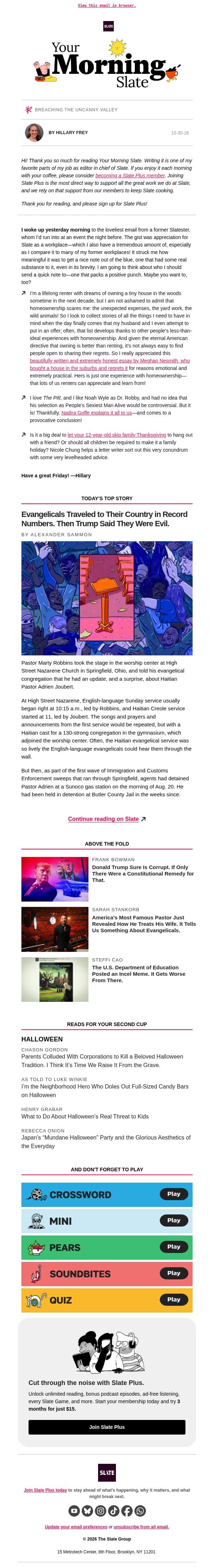 They bought a house … and want to be renting email from Slate screenshot