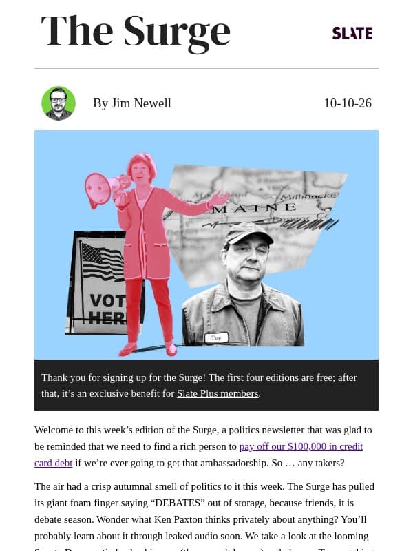 Democrats face a painful dรฉjร vu email from Slate