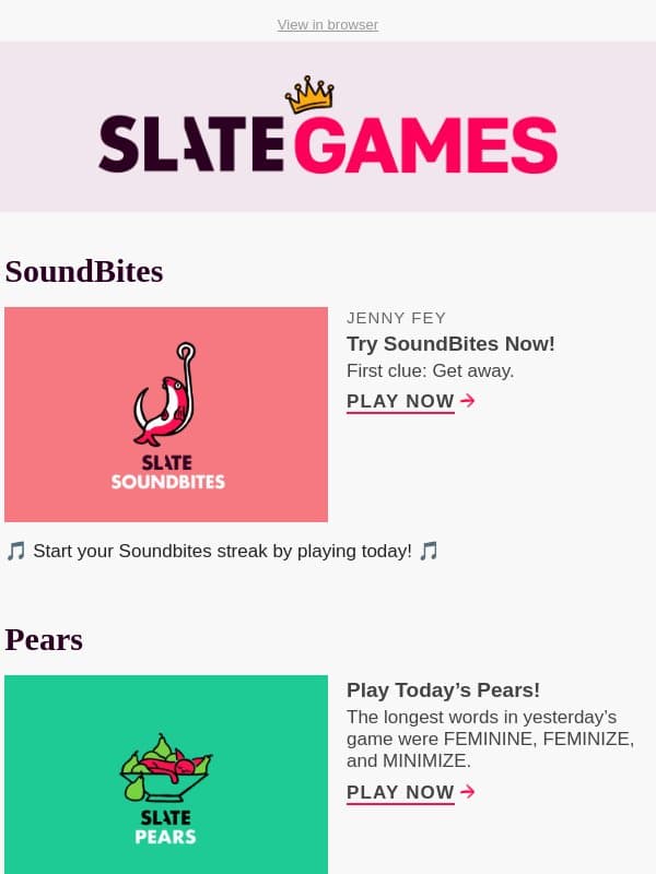 What is the sum of a gross and a score? email from Slate